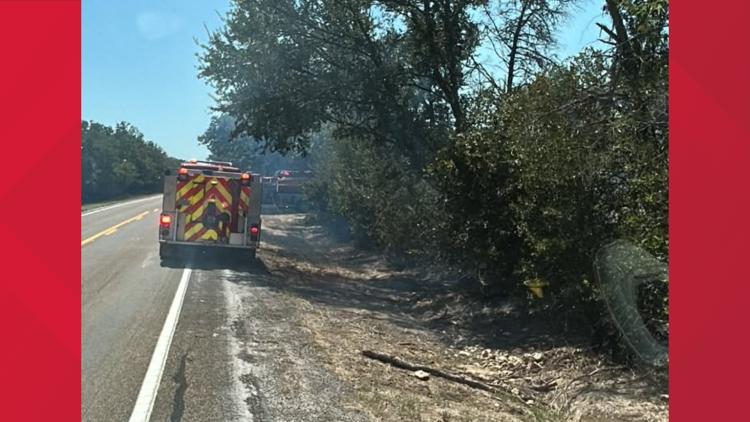 Crews respond to brush fire near Paige in Bastrop County