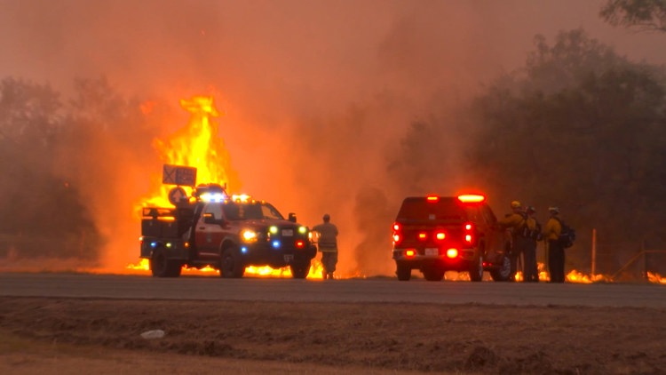 Texas family vows to rebuild after Ross Fire destroys business