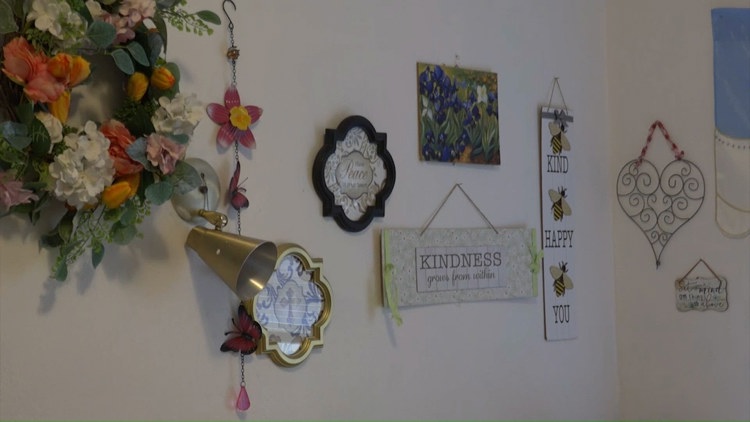 Woman transforms care facility rooms into personalized spaces