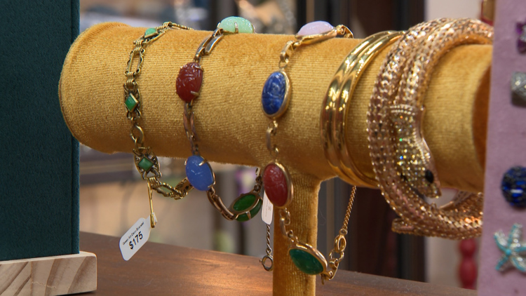 Antique bracelet taken from northwest Austin small business
