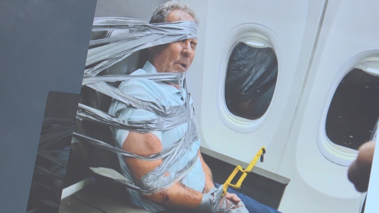 Arizona man charged after being duct-taped, restrained on American Airlines flight