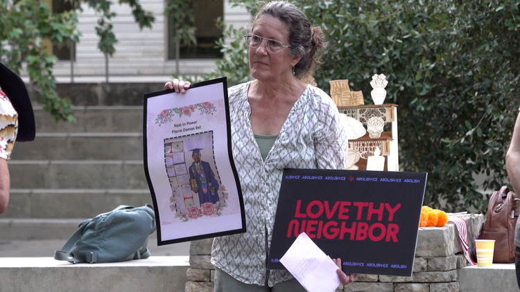 Austin vigil honors families with loved ones in ICE custody
