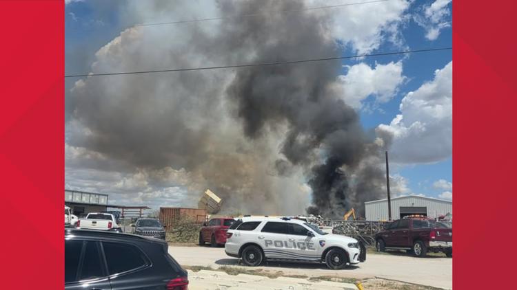 Structure fire in Jarrell now under control after prompting evacuations Thursday