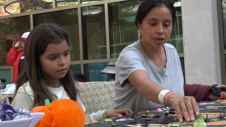 Dell Children’s patients pick costumes, paint pumpkins during annual Halloween party